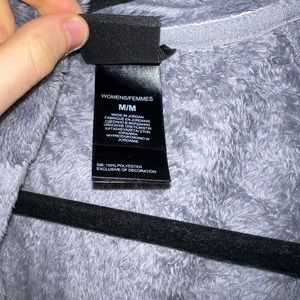 Gray North Face Fleece Jacket